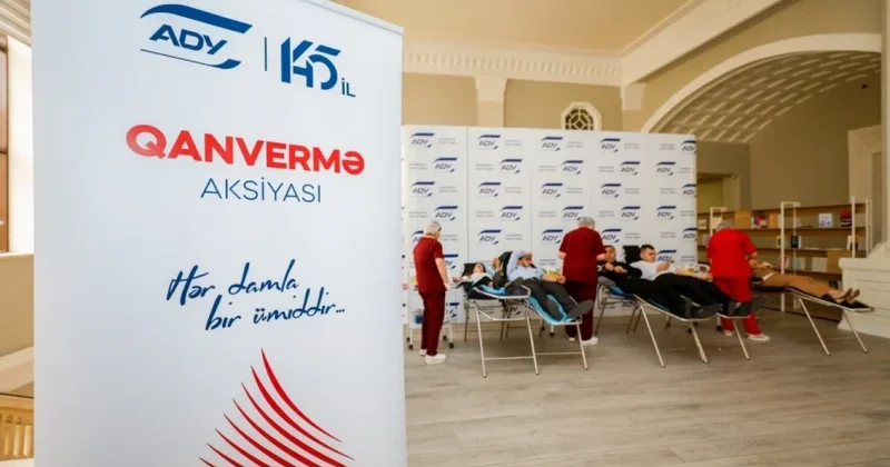 ADY də ənənəvi qanvermə aksiyası keçirilib