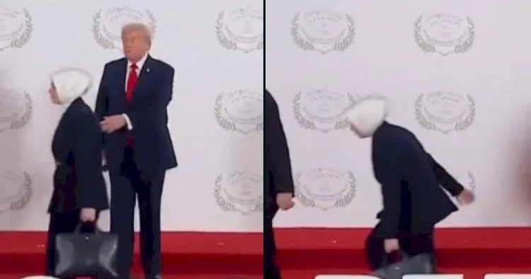 Trampdan gözlənilməz hərəkət KONKRET