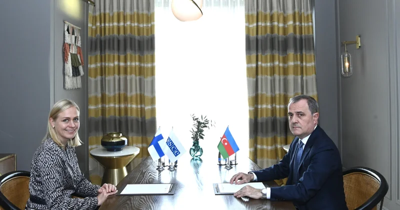 Azərbaycanın xarici işlər naziri Ceyhun Bayramov ATƏT in fəaliyyətdə olan sədri ilə görüşüb