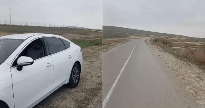 Taksi sürücüsü sifarişdən narazılıq etdi: “Gənclik”dən Qobustana 28 manat məbləğ hesablanıb red] VİDEO