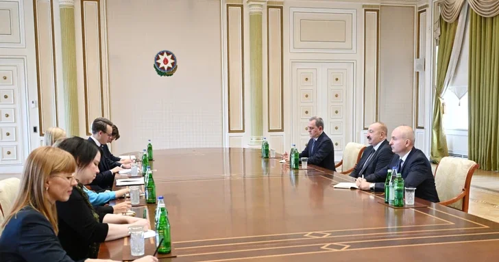 Президент Ильхам Алиев принял делегацию, возглавляемую действующим председателем ОБСЕ