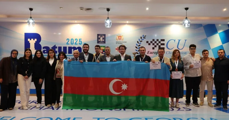 Avropa çempionatında fərqlənən Azərbaycan şahmatçıları təltif olunublar