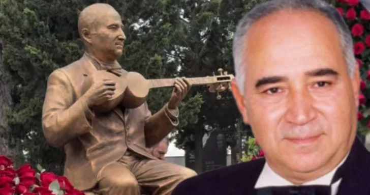 Sənət adamları Ramiz Quliyevin məzarını ziyarət etdilər Video