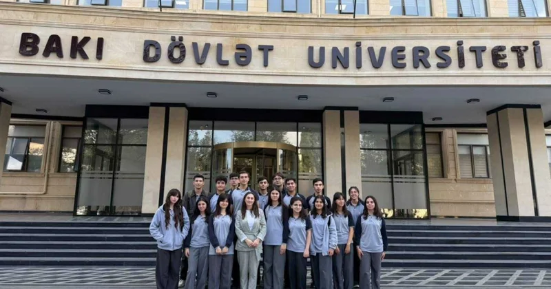 “Gənc istedadlar” liseyinin şagirdləri BDU da karyera imkanları ilə tanış olublar