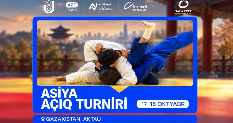 Aktauda cüdo üzrə Asiya Açıq Turniri keçiriləcək