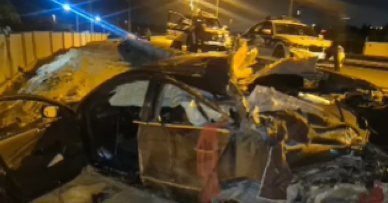 Bilgəhdə sərxoş sürücü iki nəfərin ölümünə səbəb olan qəza törədib VİDEO