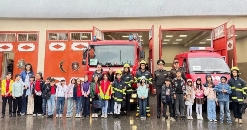 Dövlət Yanğından Mühafizə Xidməti “açıq qapı günü” keçirib FOTO