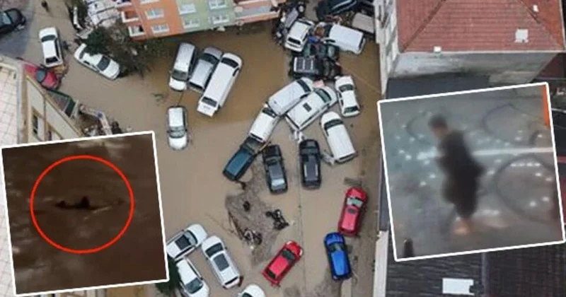 İstanbulda son 41 ilin ən güclü yağışı: Ölənlər var, küçələri sel basdı FOTOLAR