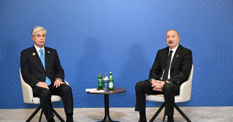 İlham ƏIiyev Tokayevlə görüşdü, açılışda iştirak etdi