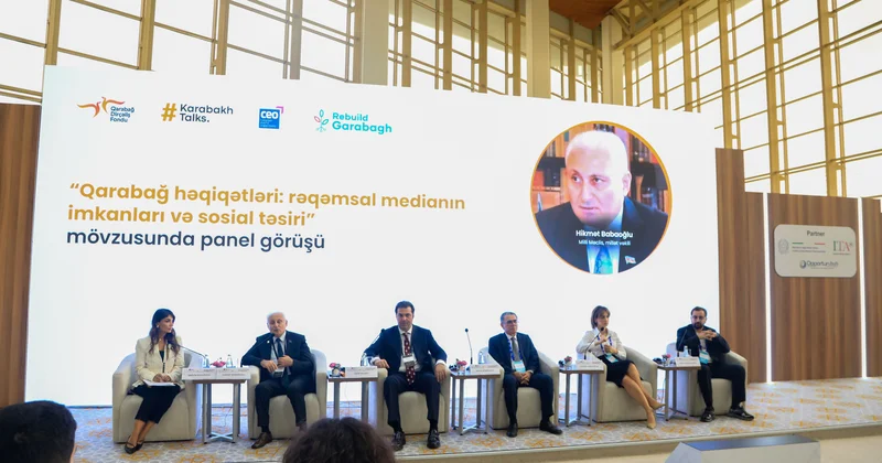 “Qarabağ həqiqətləri: rəqəmsal medianın imkanları və sosial təsiri” mövzusunda panel görüşü keçirilib