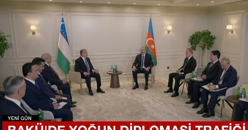 Siyasi liderlər Azərbaycanda: “Haber Global“ mühüm tədbirdən süjet yayımladı