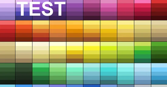 Bütün rəng çalarlarını seçə bilərsiniz? TEST