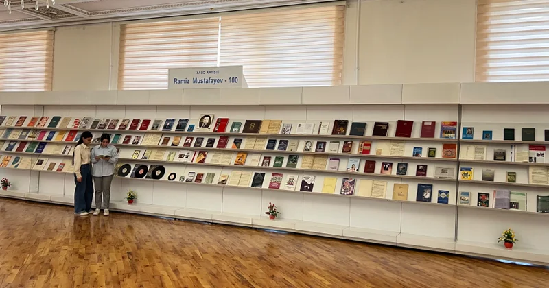 Milli Kitabxanada “Xalq artisti Ramiz Mustafayev 100” adlı sərgi açılıb