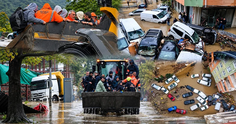 İstanbulda sel bölgəsində qalan 3 mindən çox insan XİLAS EDİLDİ