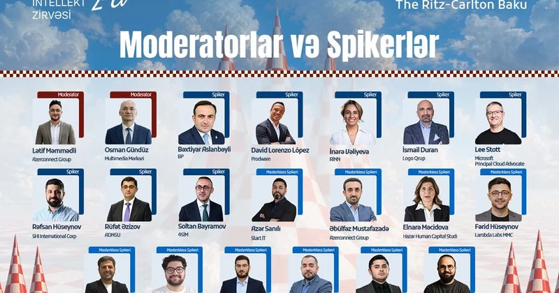 Süni İntellekt Zirvəsi 2026 nın spikerləri açıqlanıb