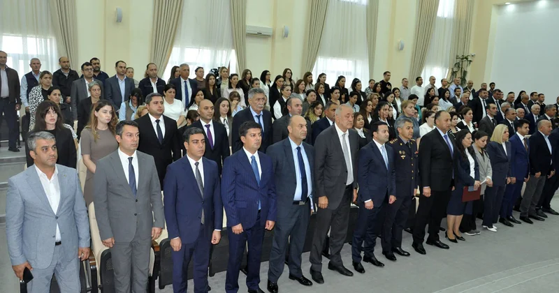 Pirallahıda dövlət siyasətinin prioritetləri müzakirə edildi Fotolar