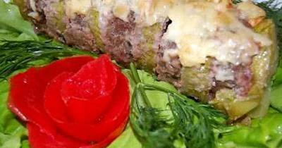 Kabaçki ruletləri ətlə