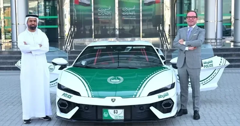 Полиция Дубая будет патрулировать улицы на Lamborghini Temerario