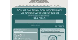 Dövlət büdcəsinə 165,3 milyon manat vəsait daxil olub