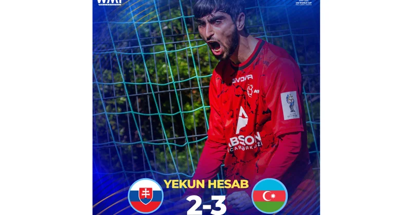 Azərbaycanın U 23 minifutbol millisi dünya çempionatının pley off mərhələsində