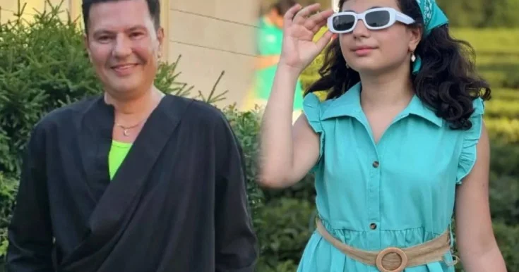 Əməkdar artistdən qızına ad günü təbriki Fotolar