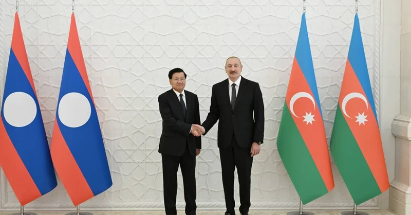 Laos Prezidenti Bakıdadır: Azərbaycan Asiya əlaqələri genişlənir