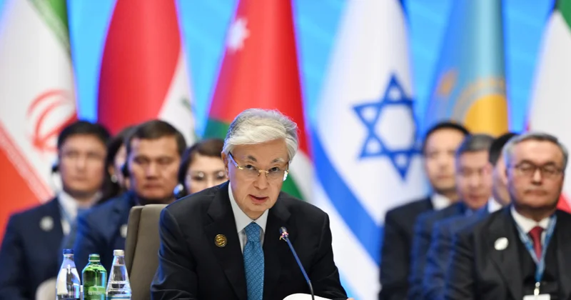 Tokayev: Azərbaycan AQEM in mövcud geosiyasi çağırışların həllində daha fəal rol oynamasına şərait yaradır