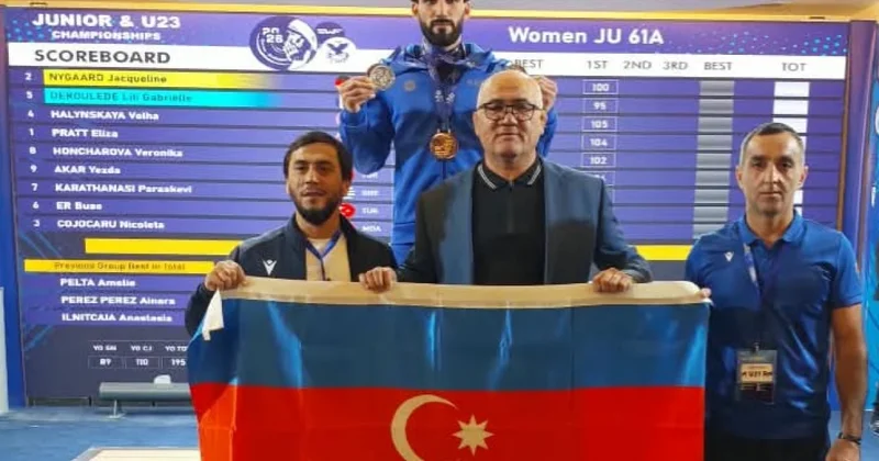 Фуад Гасанов завоевал три медали на чемпионате Европы ФОТО