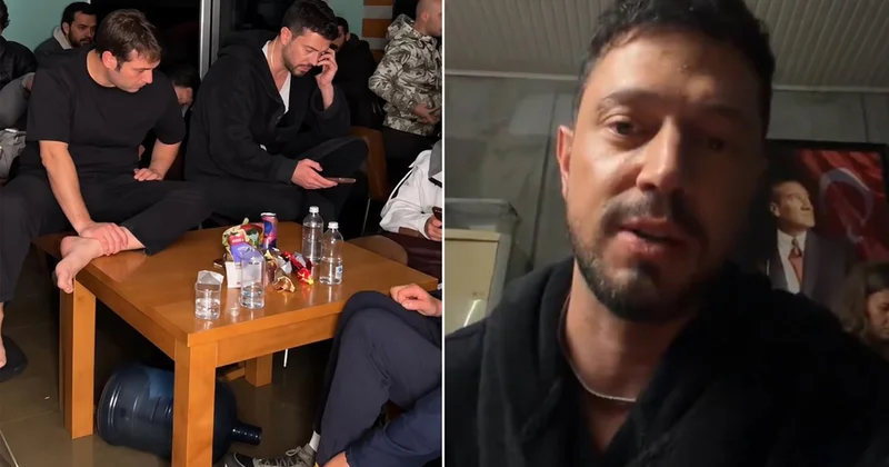 Gecəni su basmış studiyada keçirdi Video