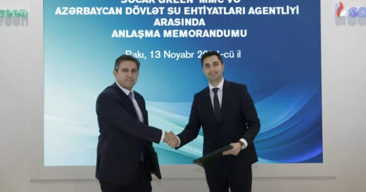 Azərbaycan Dövlət Su Ehtiyatları Agentliyi və SOCAR Green arasında memorandum İMZALANDI