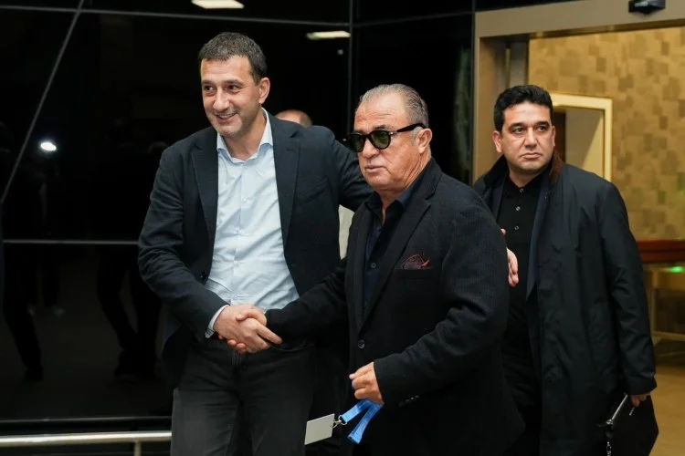 Fatih Terim Bakıda FOTOLAR