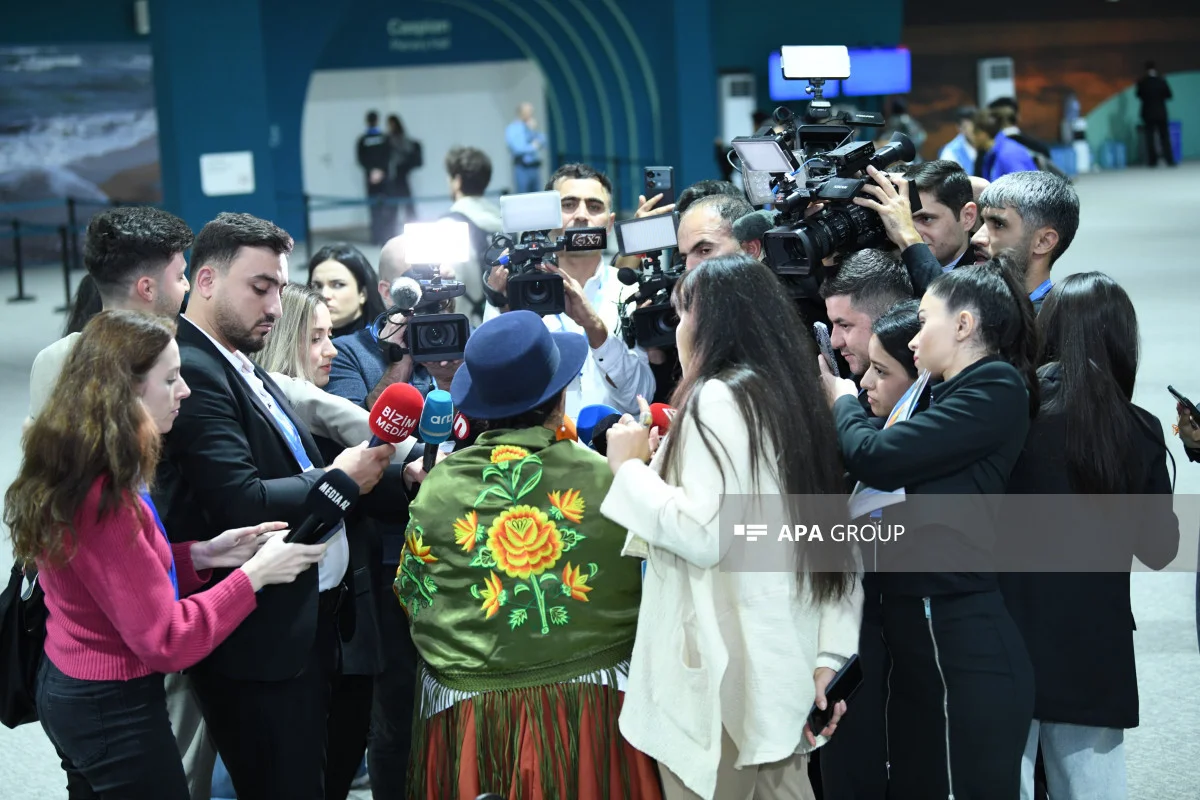 Beynəlxalq və yerli media COP29da FOTOLAR