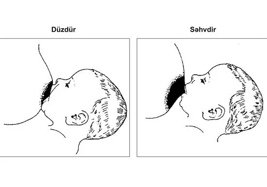 Uşağın düzgün şəkildə əmizdirilməsi