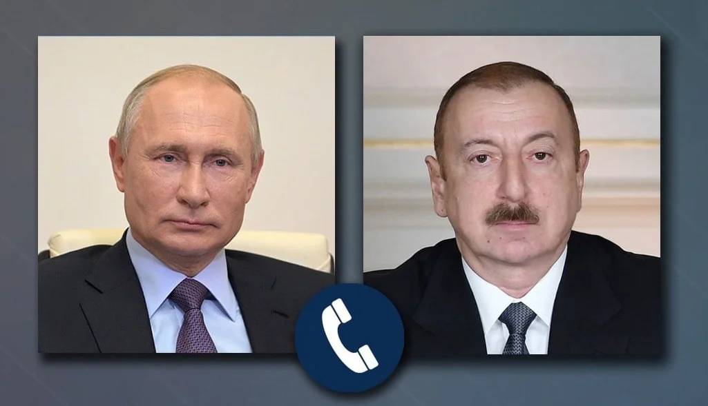 Putin və Prezident İlham Əliyev telefonla danışıb