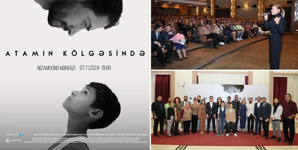 Qarabağ şəhidlərinin xatirəsinə ithaf olunmuş “Atamın kölgəsində” filmi təqdim olundu FOTOLAR + VİDEO