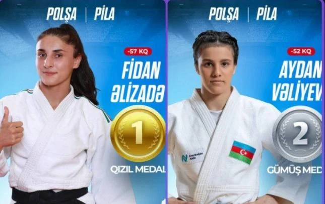 Cüdoçularımız daha bir qızıl və bir gümüş medal qazandılar