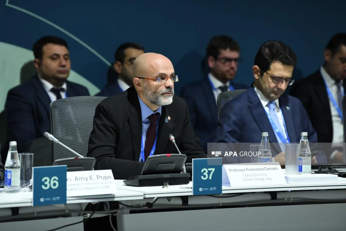 Francesco Corvaro: İtaliya COP29 iqlim və sülh təşəbbüsündə tam öhdəliyini nümayiş etdirir