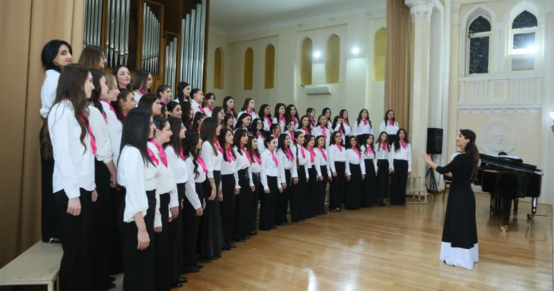 Bakı Musiqi Akademiyasında “Üzeyir irsi xor musiqisində” adlı konsert keçirilib