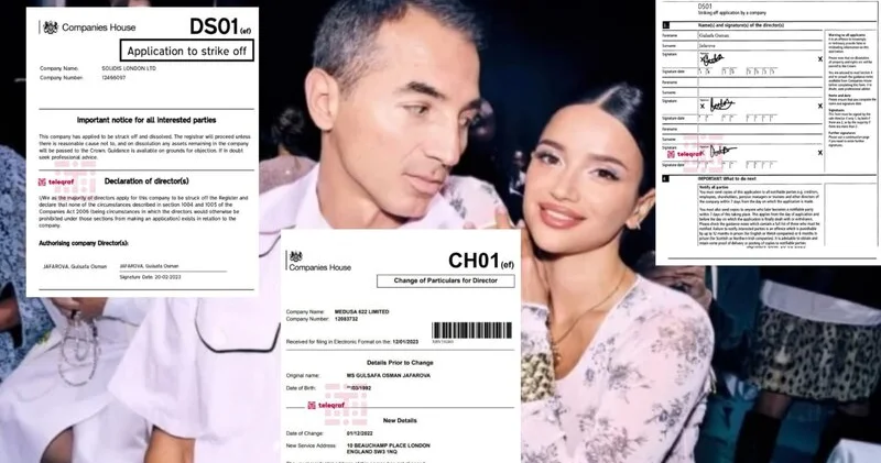 Adnan Əhmədzadənin xanımının Londonda şirkətləri var imiş Faktlar