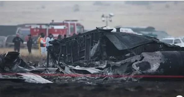 Türkiyəli mütəxəssislər hərbi təyyarənin qalıqlarını araşdırır