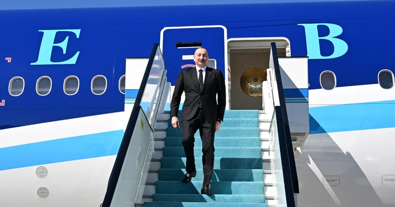 Ильхам Алиев прибыл с визитом в Узбекистан Minval Politika