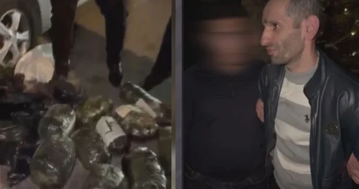 В Сураханском районе у наркокурьера обнаружено 10 кг марихуаны