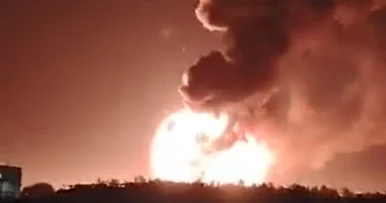 Мощный взрыв на аргентинской ТЭС ВИДЕО