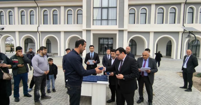 Ağdamın Xıdırlı kəndində daha 50 ailə mənzillə təmin olunub Fotolar