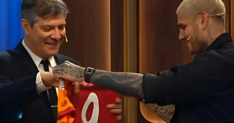 Mauro İkardi Argentinada dəvət aldığı tok şouya “Qalatasaray”ın formasını aparıb VİDEO