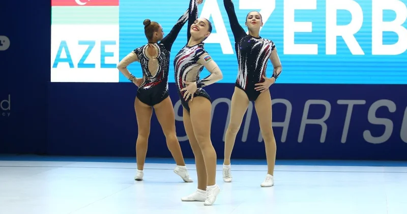 Aerobika gimnastikası üzrə qitə birinciliyi davam edir