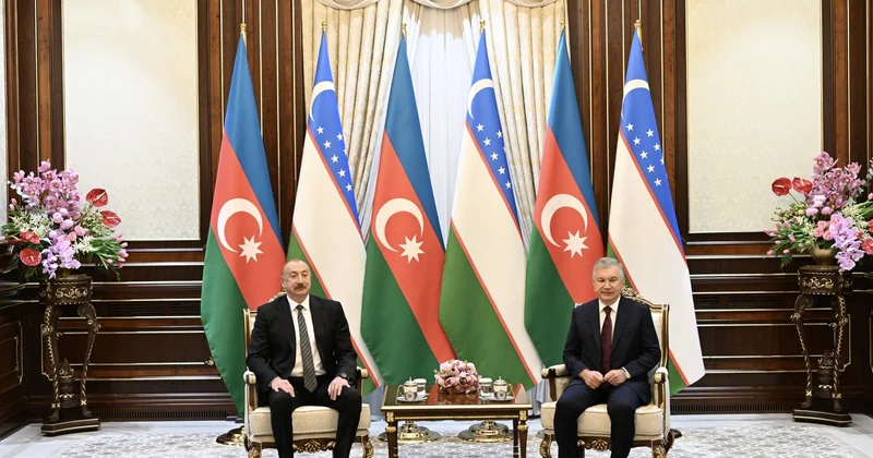 В Ташкенте состоялась встреча Президента Ильхама Алиева с Президентом Шавкатом Мирзиёевым один на один (ФОТО)