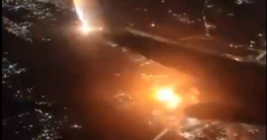 Взрыв в Аргентине был виден с борта самолета ВИДЕО