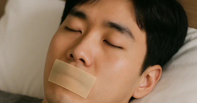 Koreyalılar niyə yatarkən ağızlarını yapışdırır?
