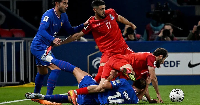 Bukmekerlər Azərbaycan millisinin Fransaya qarşı şansını beşqat artırıb